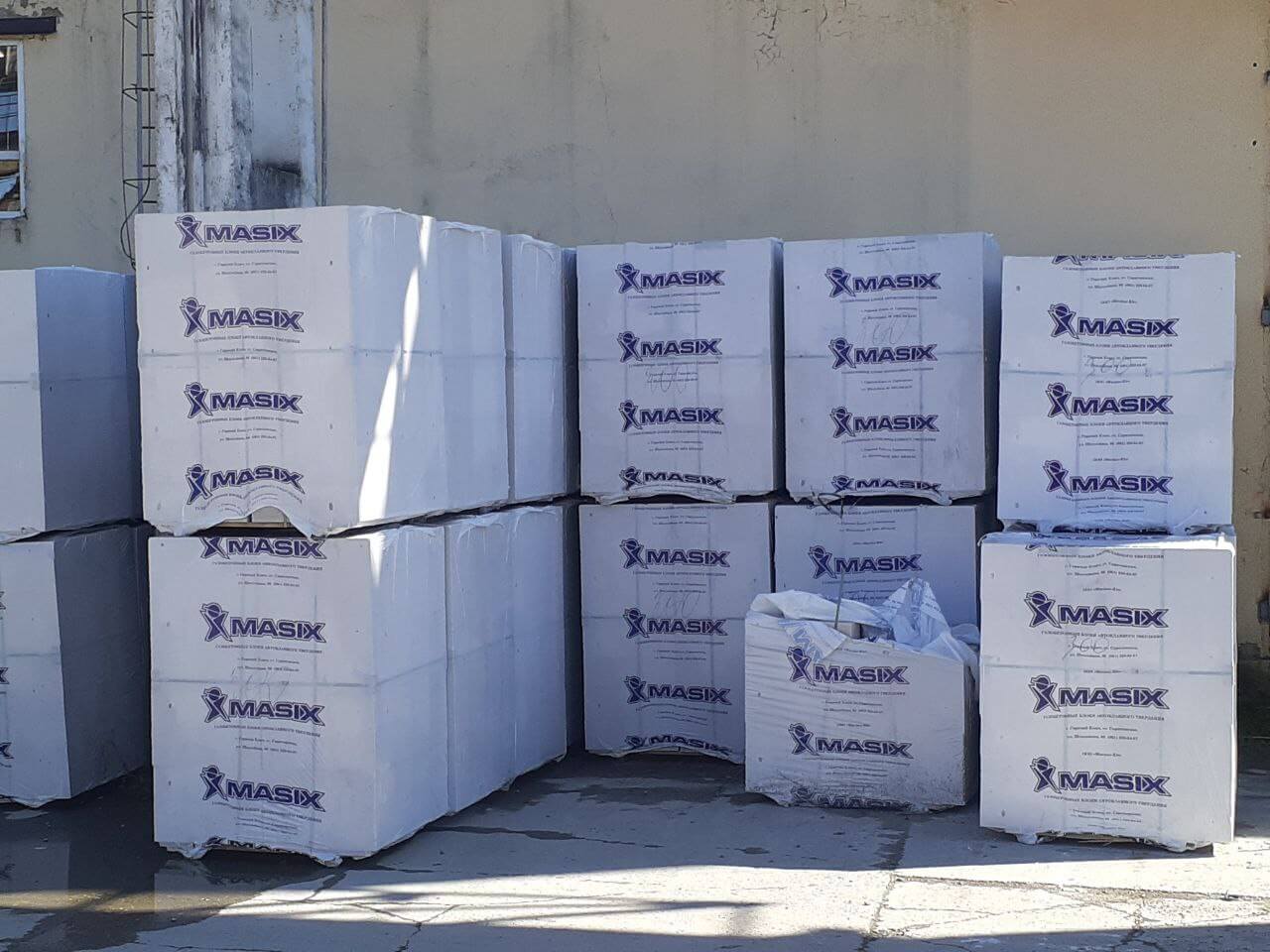 Газобетон Masix D600 625х300х250 мм фото 8