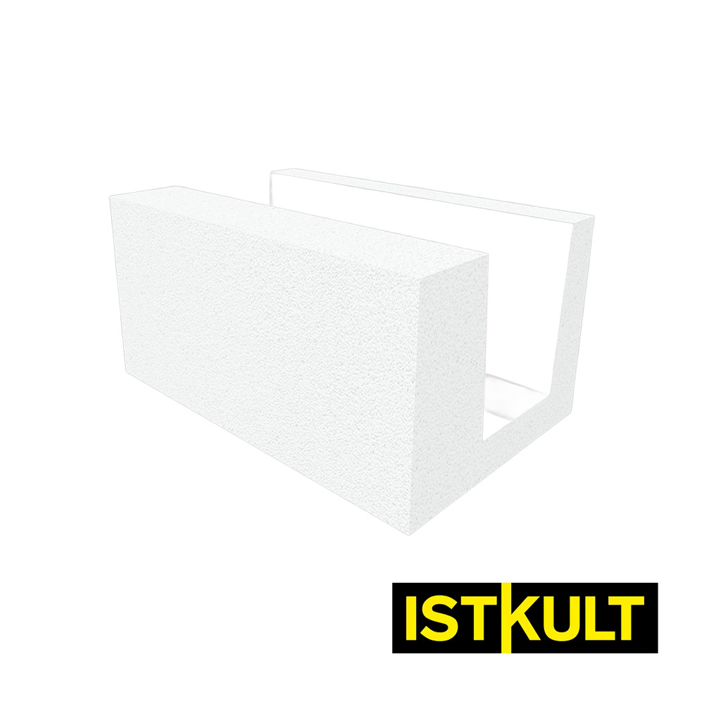 Газобетонный U-блок ISTKULT 500х375х250 мм